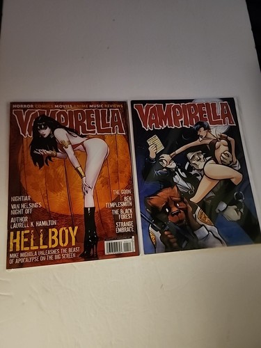 Lot #6 Of Vampirella Magazines Includes 2 Magazines As Seen In Photos 🔥 Art