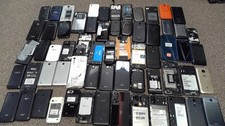 Lot of 63 Non-Working Mixed Brand Smartphones for Parts