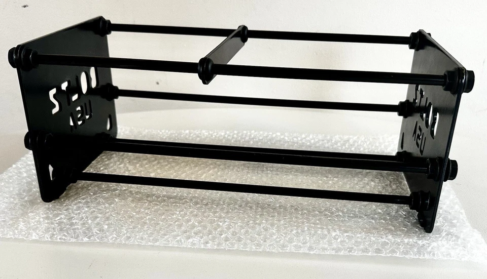 BOLTZ (25) Estante de Música para CD Soporte de Pared Libre Almacenamiento de Medios Acero EE. UU. RARO Foto 3 de 4