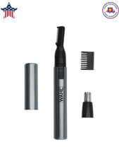 Wahl Nose Ear Trimmer Neck Hair Beard Eyebrow Groomer Clippers Micro Personal
