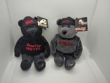 WWF Wrestling Attitude Bears 1999 Plush with Tag The Rock  Stone Cold