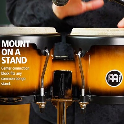 Meinl Percussion Bongos Hand Drum Set 6.75 and 8 with Hardwood