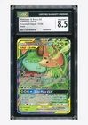 Pokemon CGC 8.5 Venusaur & Snivy GX 2019 1/236 Cosmic Eclipse English