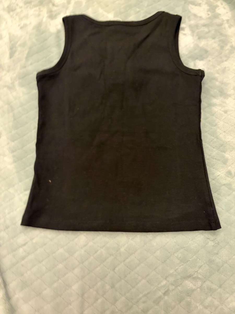 Loewe Anagram Knit Tank Top in Black with original tags View 5