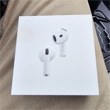 New - Apple AirPods 4 Wireless Bluetooth Earbuds with Charging Case, White