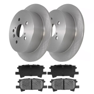 Rear Ceramic Brake Pads & Rotors for Lexus Toyota Highlander RX330 RX350 RX400h
