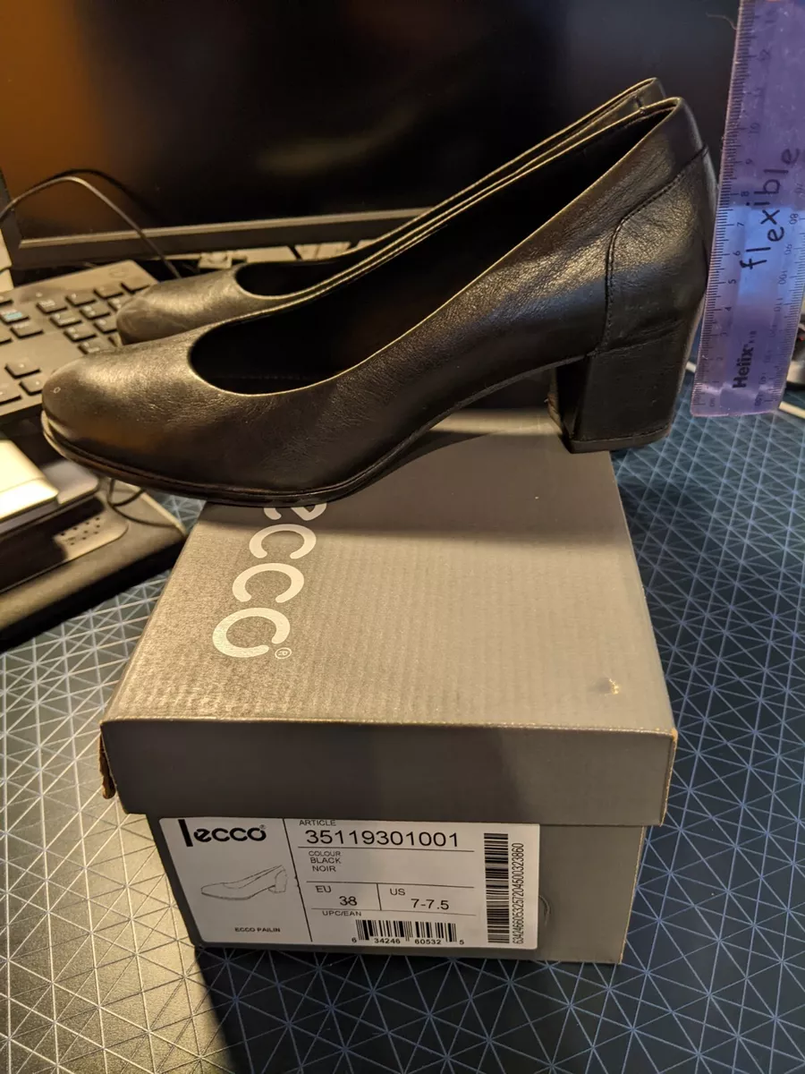 Ecco block heels size 5 UK 38 EU eBay