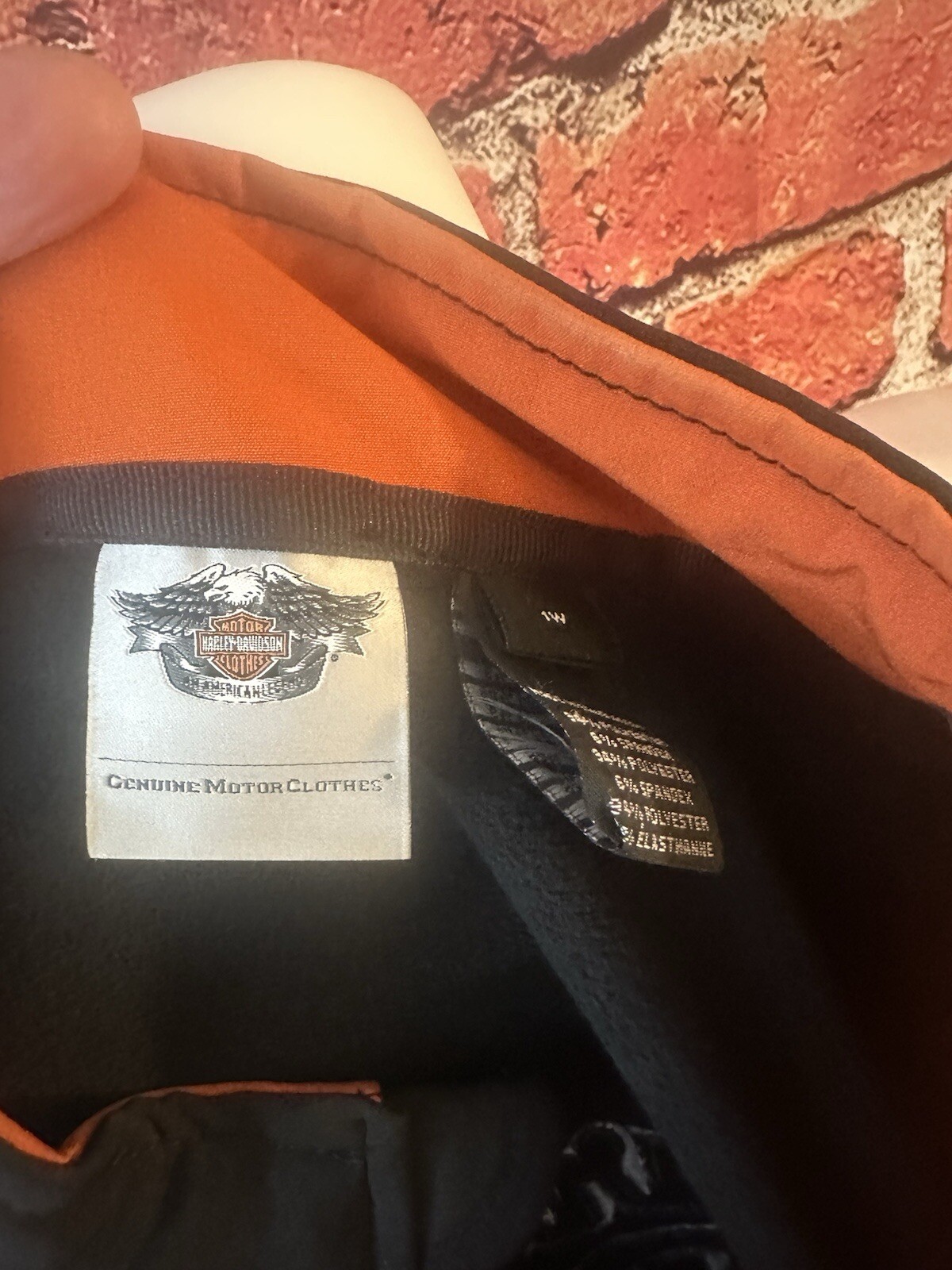 Harley-Davidson Softshell Full Zip Poly Black Mot… - image 6