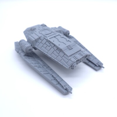 Flarestar Shuttle - 1'', 3'', 6'', 12'' Model Custom Spaceship Sci-fi Star Ship Wars