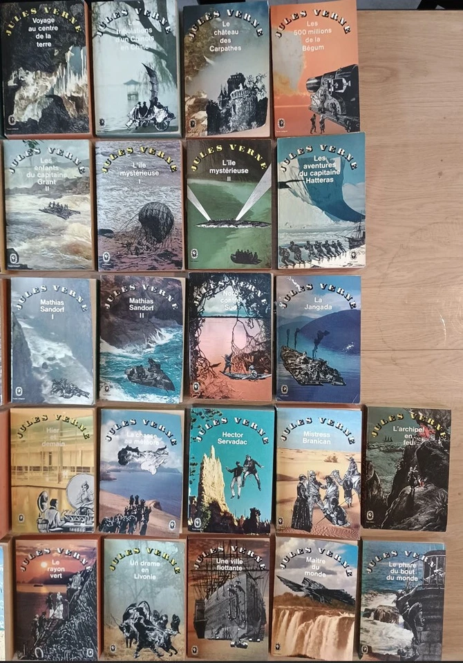 Collection complète Jules VERNE -édition Le livre de poche avec montgolfière - Photo 3/3