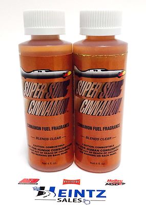 Power Plus Lubricants (2) Super Sonic Cinnamon Fuel Fragrance for Car, ATV