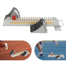 6 Angle Adjustable Starting Block Athletics Sprinting Running Starting Block