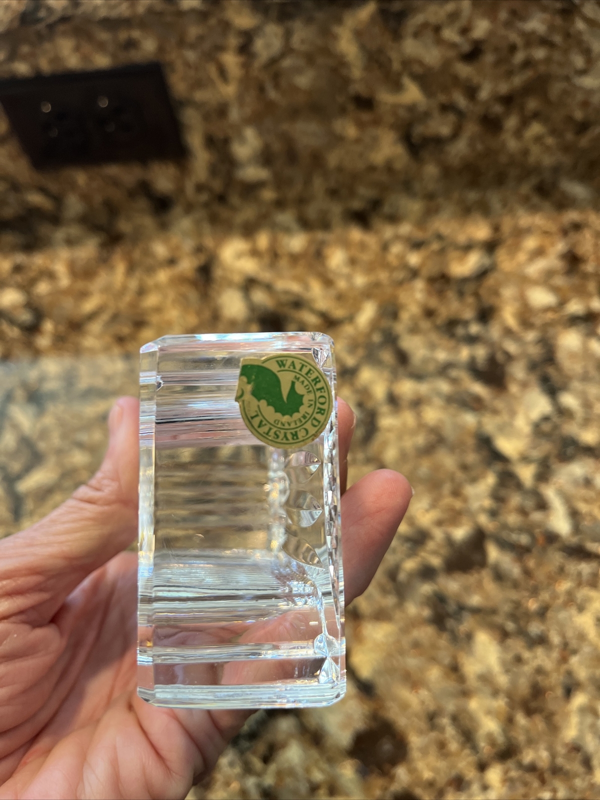 WATERFORD CRYSTAL NUMBER "1" (ONE) PAPERWEIGHT FIGURINE eBay