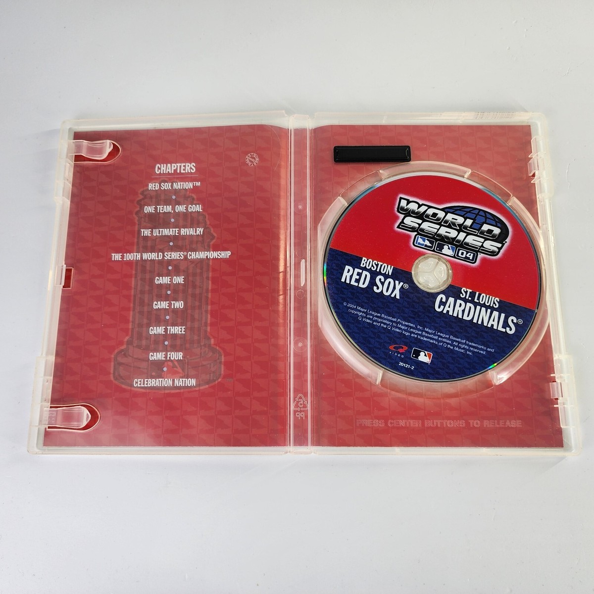 2004 World Series - Major League Baseball (DVD, 2004) Red Sox vs