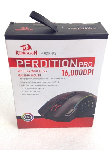 NEW Redragon M901P-KS Perdition Pro Mouse Wired & Wireless Gaming Mouse FreeShip - Picture 8 of 10