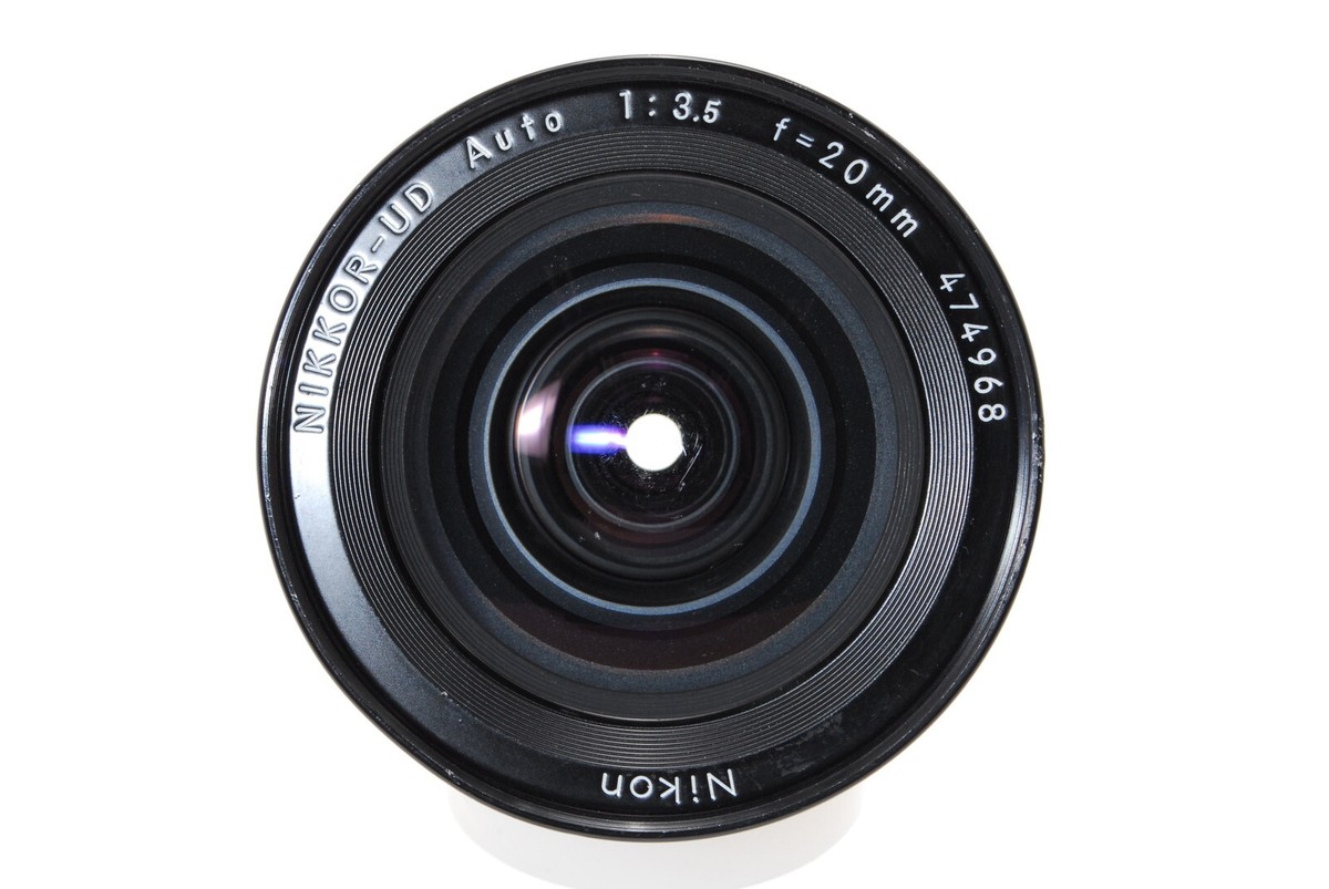Exc+5] Nikon Nikkor-UD Auto 20mm f/3.5 non Ai Wide Angle