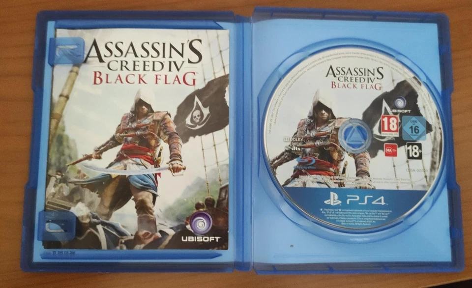 ASSASSIN'S CREED IV BLACK FLAG PS4 VIDEOGIOCO ITALIANO, foto 1 di 4