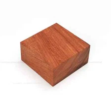 African Padauk Bowl 4x 4x 2- Woodturning Square Carving Blank- Free US Shipping