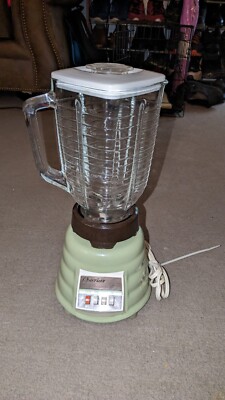 Vintage Osterizer Green Beehive Blender Model 481 Series A with