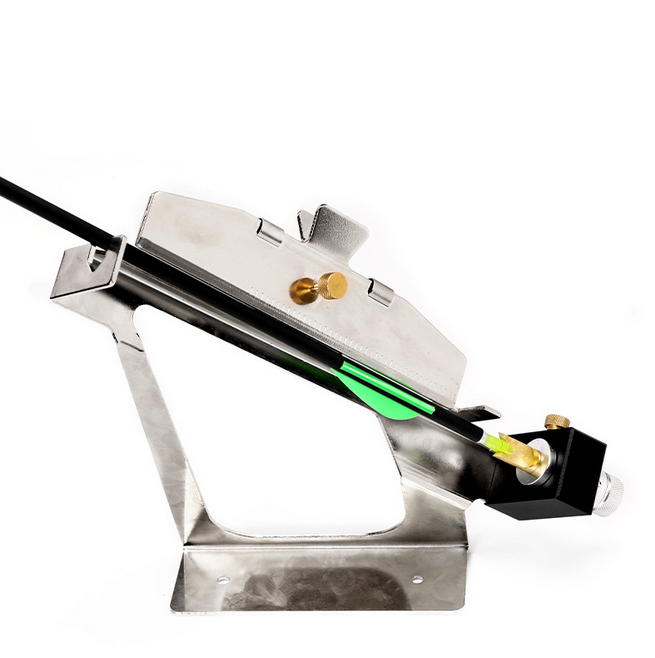 Archery Arrow Fletching Jig Feather Vanes Stick Fletcher Tool Fletches