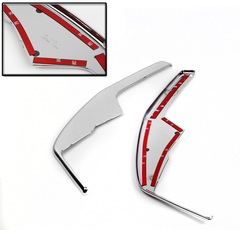 Bumper Cover Corner Trim Frame Molding Chrome Compatible with Hummer H3