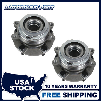 Front Wheel Hub Bearing for Infiniti QX50 60 JX35 Nissan Altima Quest Murano-2Pc