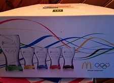 Coffret 5 verres COCA COLA MAC DO  JEUX OLYMPIQUES 2012 neufs , COFFRET FRANCAI