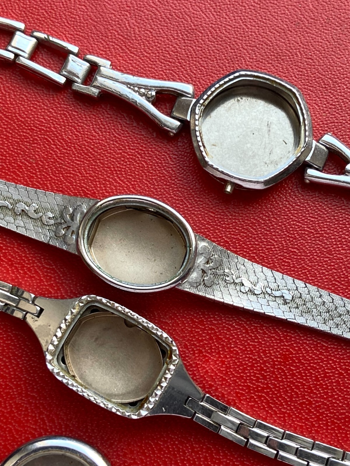 Watch Parts Steampunk Art Vintage Watch Ladies Bracelets set 5 pc.