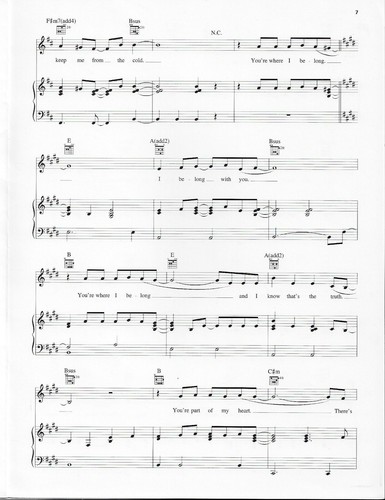 1999 TRISHA YEARWOOD Sheet Music YOU'RE WHERE I BELONG from STUART LITTLE - Picture 7 of 10