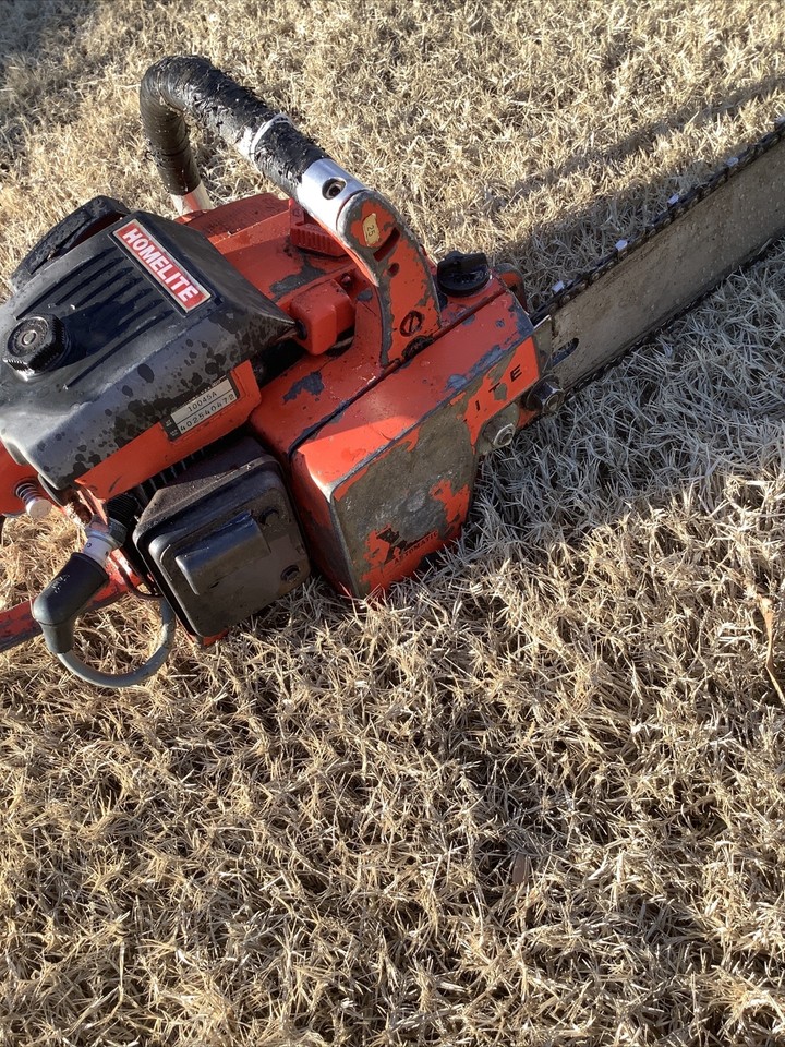 Homelite Chainsaw Super XL Automatic Vintage Model antique 2 stroke eBay