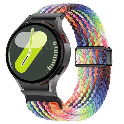 Quick Fit Geflochtenes Nylon Band Armband für Samsung Galaxy Watch 7 FE 4 5 6 Classic - Bild 4 von 50