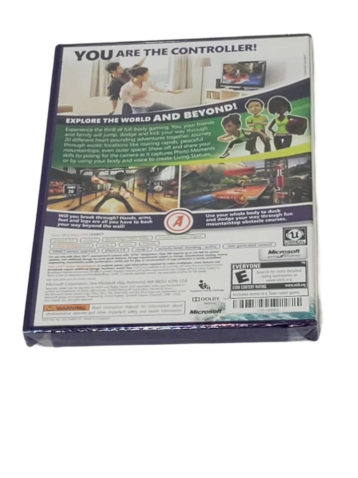 NEW! Kinect Adventures Game Sealed! (Microsoft Xbox 360) Xbox One Compatible - Image 3 of 4