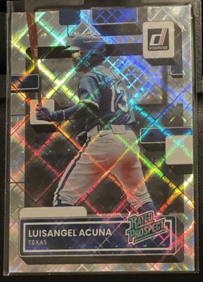 2022 Donruss Baseball LuisAngel Acuna Rated Prospect Diamond #RP-9 Rangers