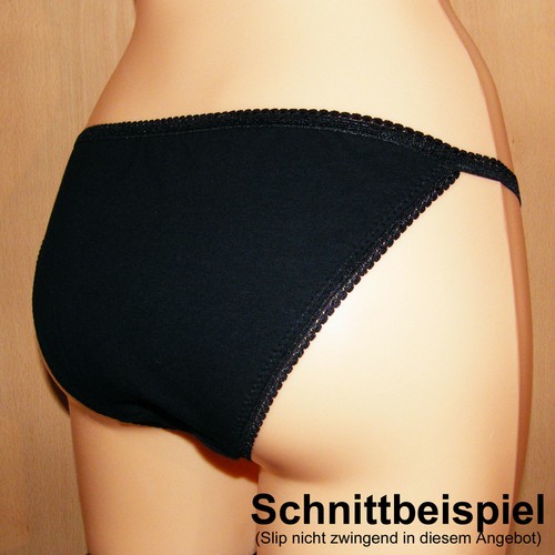 Damen Tanga Slip - glänzend - uni / gemustert - Gr. S (36/38) - Picture 2 of 10