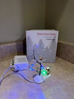 Department 56 North Pole Village Testing The Twinkle #6000622