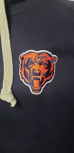 NWT Chicago Bears Sweatshirt Antigua Victory Full Zip Hoodie Hooded 3XL NFL - Picture 3 of 13