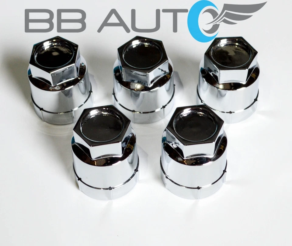 5 NUEVAS TAPAS DE TUERCAS CROMADAS FIREBIRD FIERO GRAND AM PRIX SUNFIRE SUNBIRD  Foto 2 de 3