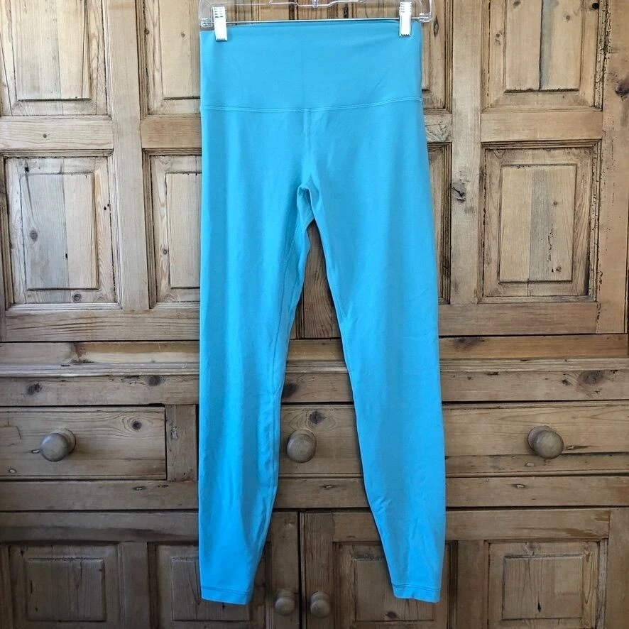 Women's Lululemon 8 Tiffany Blue Tide Water Teal Align 28 Leggings