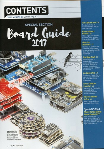 Make Magazine Vol 57 June/July 2017 Guide to 80+ Microcontrollers - Picture 2 of 3