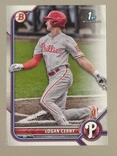 2022 Bowman Paper Prospect #BP-120 Logan Cerny Philadelphia Phillies 1st Bowman