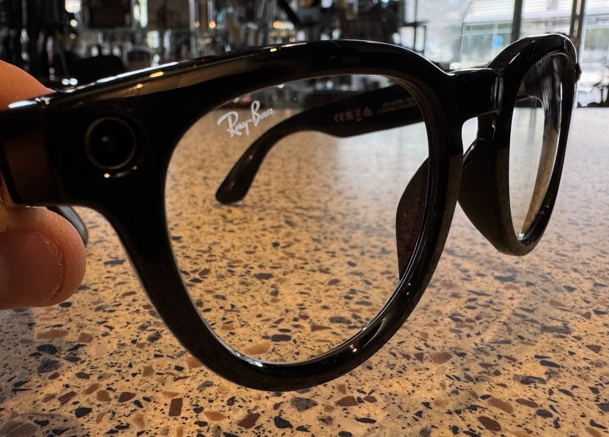 小物 HEADLINER RW4009F F SHINY BLACK Ray-Ban Meta Headliner RW4009F Smart Glasses Shiny Black