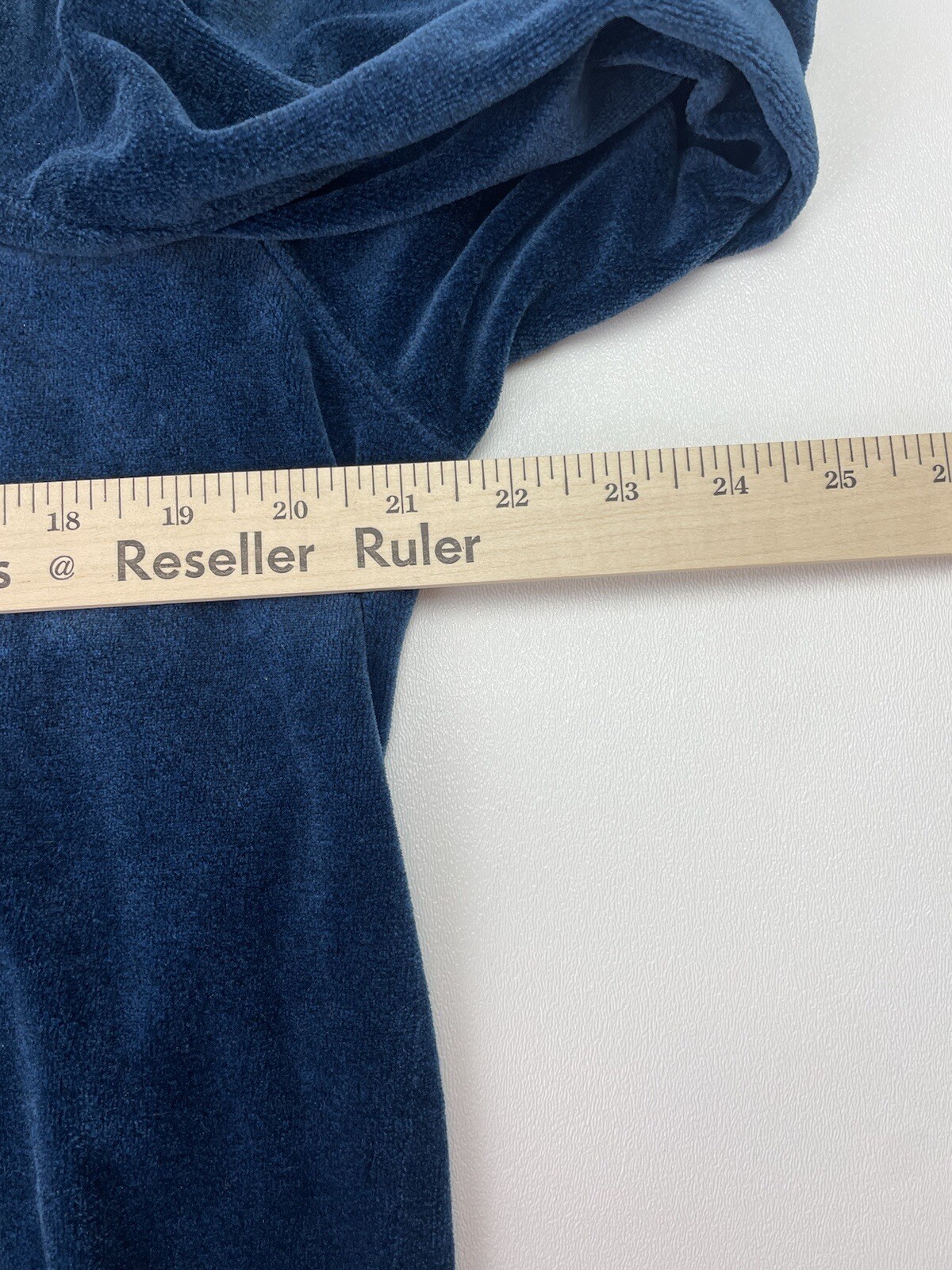 BECHAMEL SOLID BLUE. COLLARED ZIP FRONT LONG SLEE… - image 5