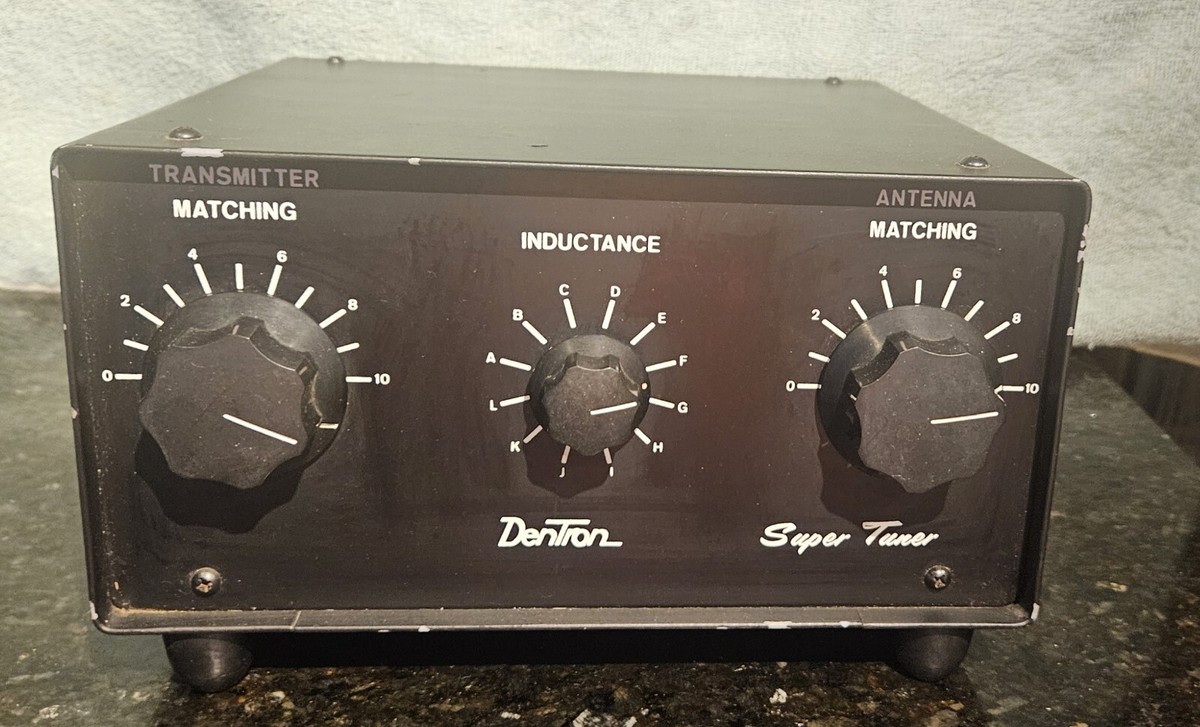 Antenne Radio Dentron 80-10 AT - Tuner à Inductance Matching Pour Radio HAM K9 (pour Pièces)