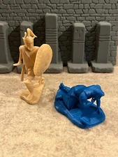 LOD Enterprises Plastic Figure Mini-Set HEROES OF THE ILIAD ODYSSEUS & CASUALTY