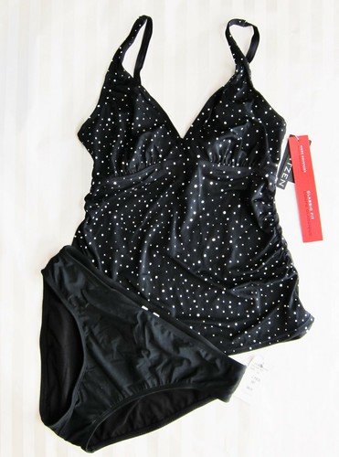 GIRLS ST. TROPEZ 2 PC LAVENDER SWIMSUIT~TANKINI~BIKINI~SZ 14