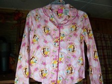 DISNEY PRINCESS GIRLS 2 PIECE PAJAMA SET SIZE SMALL 6-6X PINK PAJAMA SET WARM