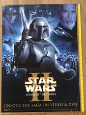 Star Wars: Episode II &ndash; Attack of the Clones DVD Mandalorian Jango Fett Poster