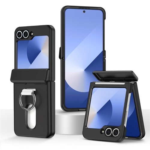 For Samsung Galaxy Z Flip 6 5 5G Shockproof PC Card Slot Case Ring Holder Cover - Picture 16 of 22