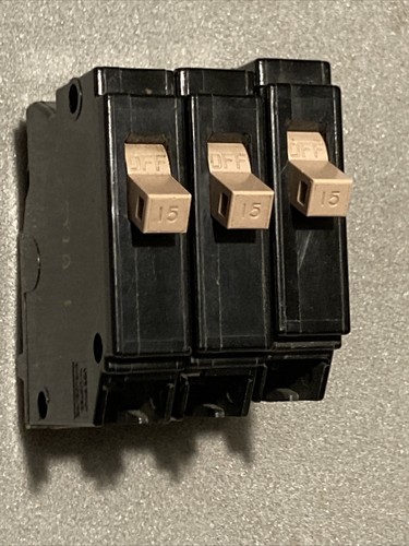 CH115 Cutler-Hammer Type CH 1 Pole 15 Amp 120V FULL NOTCH METAL FOOT ...