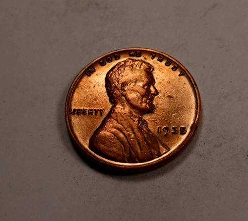 1935 Lincoln Wheat Cent Penny * Choice BU Red * XW814